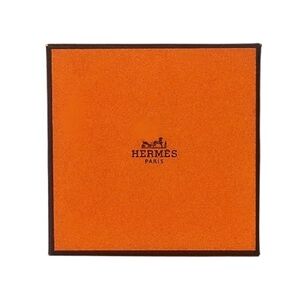 Hermès Small Square Accessory Box 4”x 4” approx